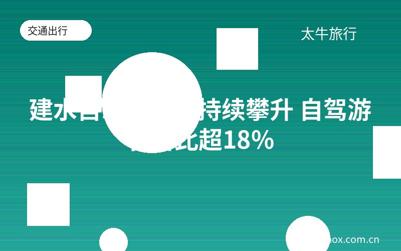 建水自驾游比例持续攀升 自驾游客占比超18%