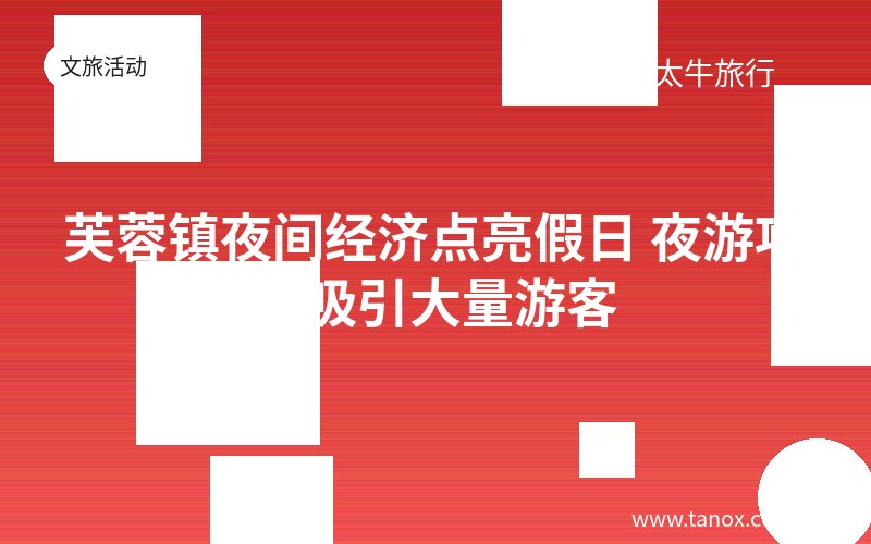 芙蓉镇夜间经济点亮假日 夜游项目吸引大量游客