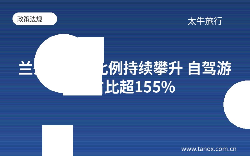 兰州自驾游比例持续攀升 自驾游客占比超155%