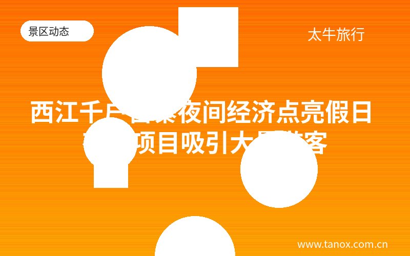 西江千户苗寨夜间经济点亮假日 夜游项目吸引大量游客
